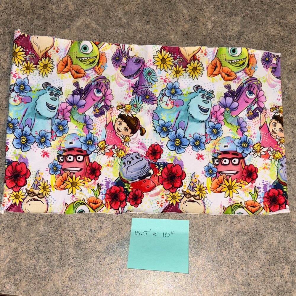 Monsters Ink Cartoon Character Fabric